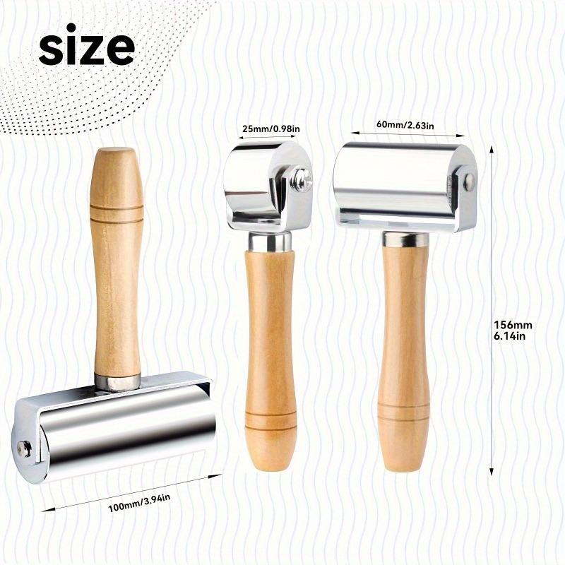 1PC Leather Glue Laminating Roller Leather Press Edge Roller Platen Tools for Craft DIY Laminating Tool for Leather Craft