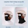 Ice Silk 3D Sun Protection Cycling Mask: Windproof, Sweat-Proof, Unisex Helmet Liner for Spring/Summer