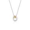 Etreve Silver (C) Note Double Ring Necklace Hl6N45625C9550