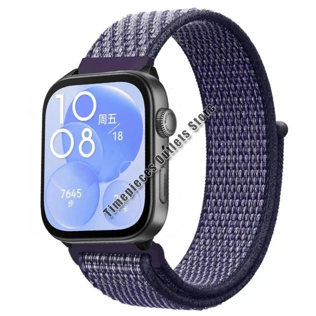 Nylon Loop Strap For Huawei Watch Fit 3 Sport Breathable Replacement Bracelet Wristband For Huawei Watch Fit 3 Belt Accessories