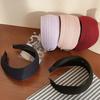 Women Retro Headband Elastic Design Wide Hair Hoop Adjustable Fit Lightweight Comfortable Hair Accessory