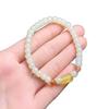 Hetian Jade Pixiu Bead Bracelet: Elegant, Versatile, High-End Fashion for Men and Women.