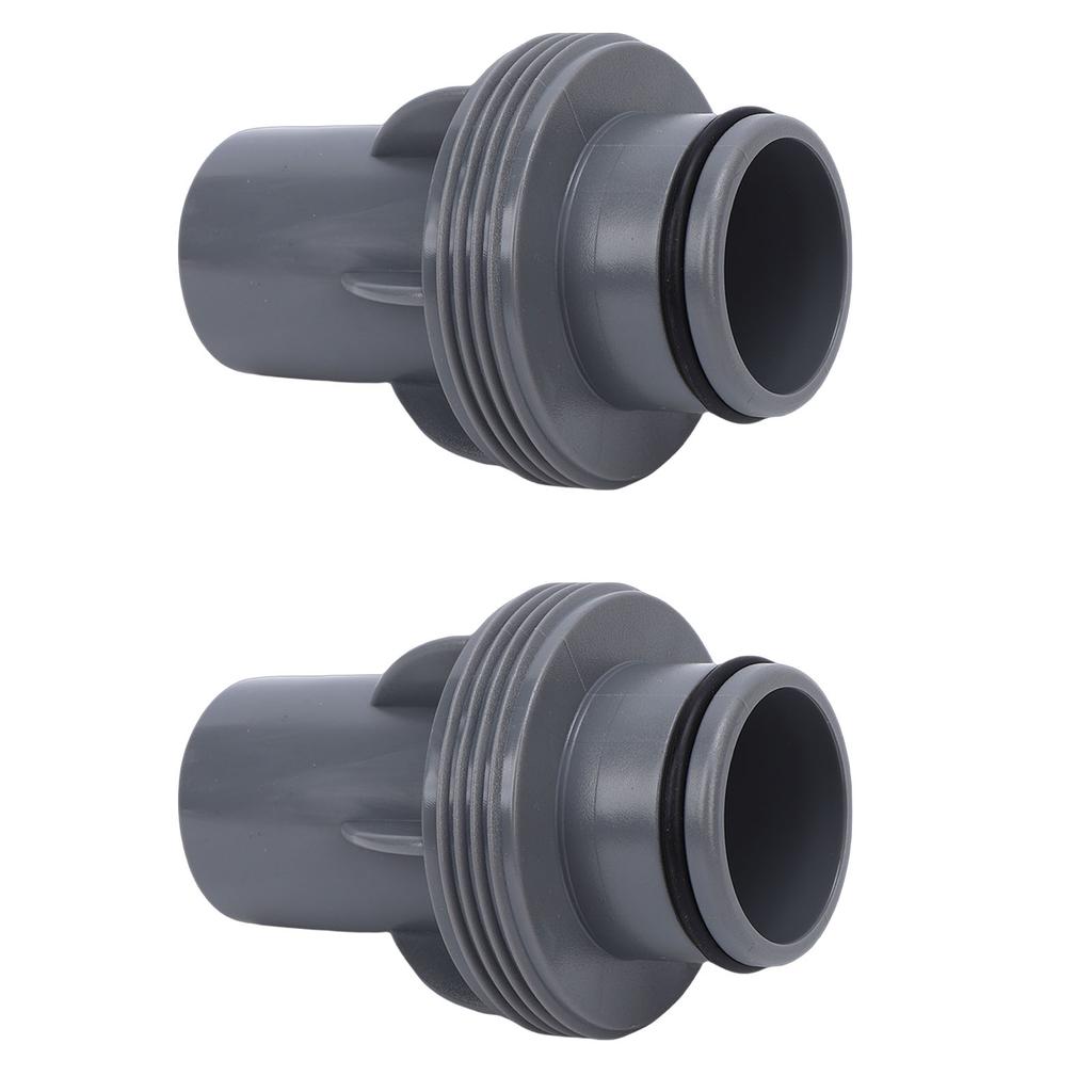 2PCS Pool Hose Adapter Fit for P6916 Good Sealing Plastic 1.5 Inch Pool Filter Pump Hose Adapter E