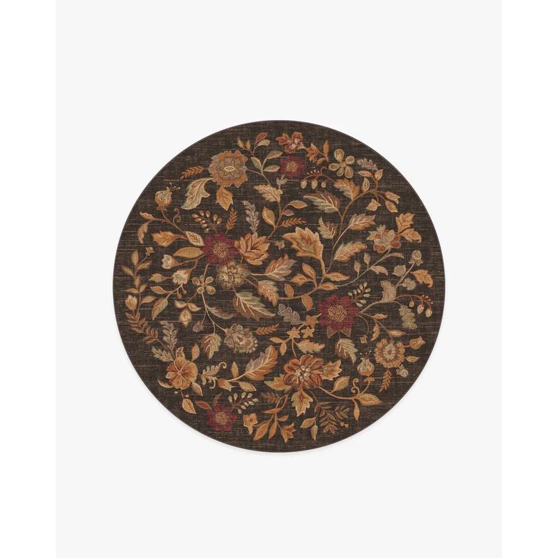 Anonna Donker Hout Ronde Kleden Woonkamer Populair Kleed Bank Keuken Deurmat Decor Kinderen Antislip Vloermat Vintage Cirkel Tapijt