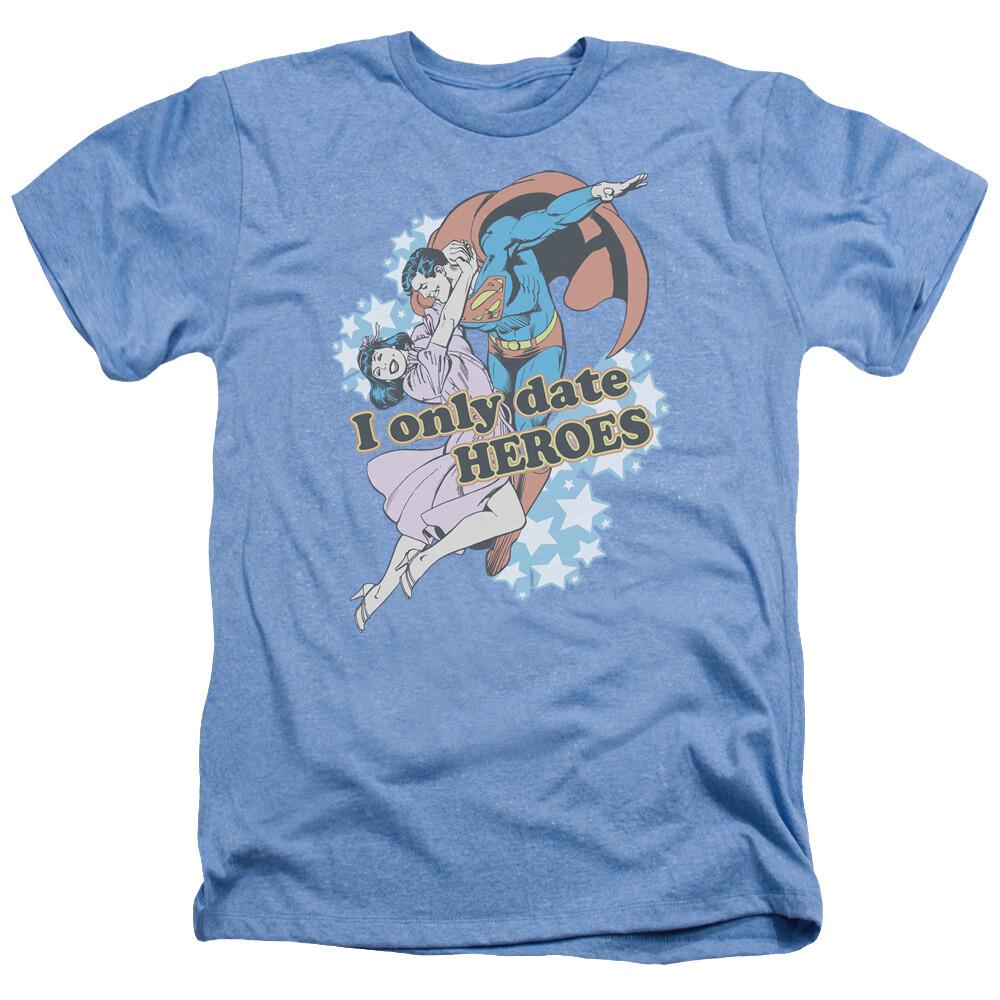 SUPERMAN FICKLE Licensed Adult Men039;s Heather Tee Shirt SM-3XL Unisex T-Shirt XXXXL