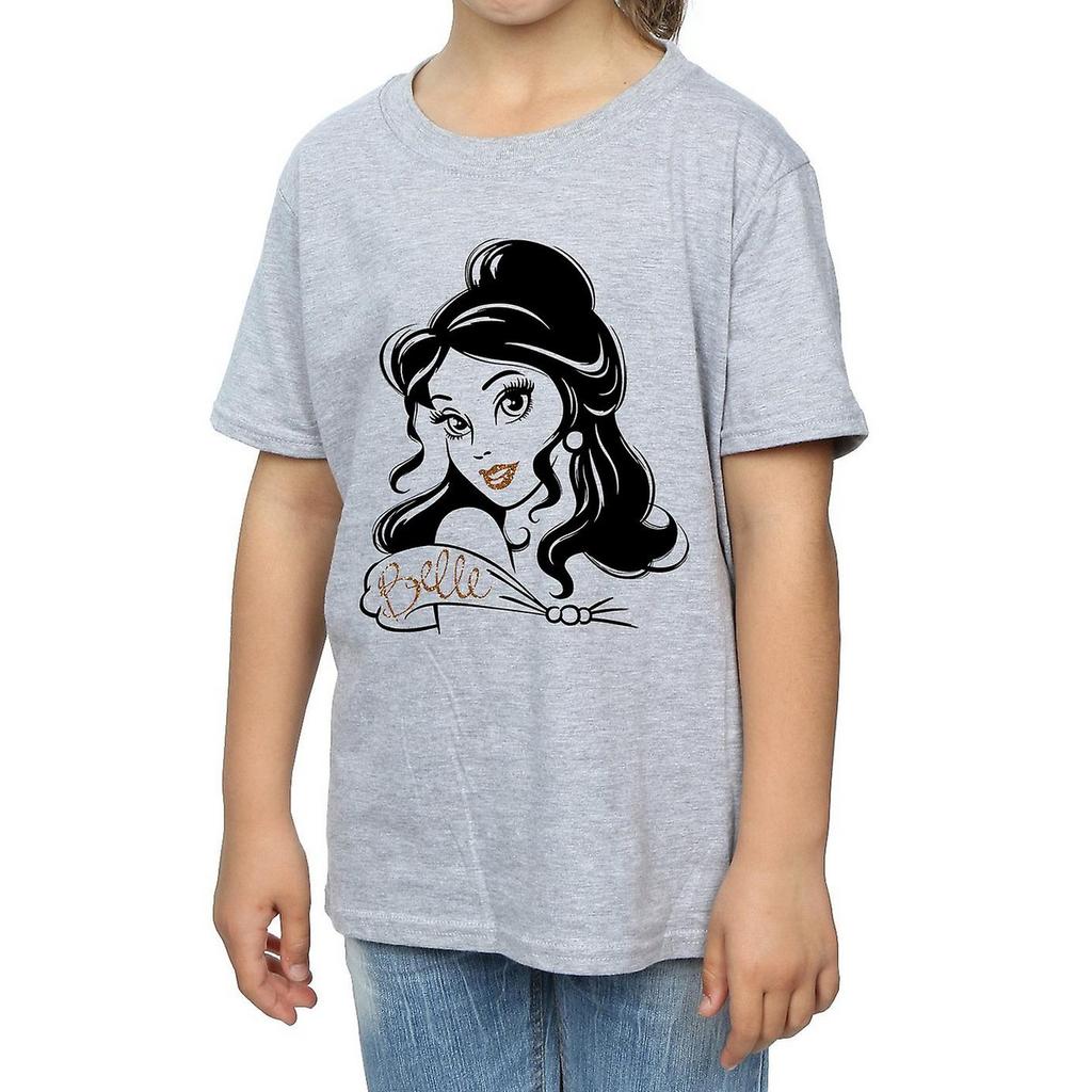 Beauty And The Beast Girls Belle Sparkle T-Shirt