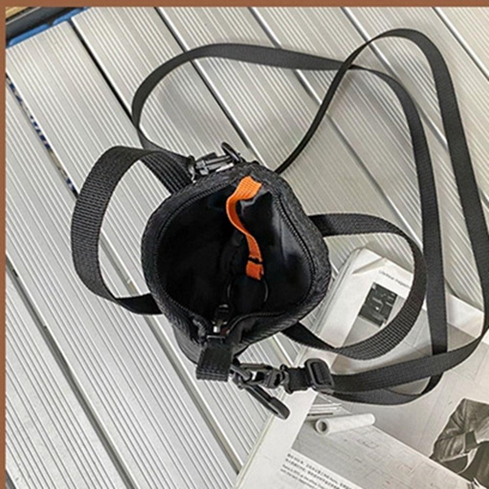 Korthållare Nylon Myntplånbok Hängsmycke Nyckelring Mini Axelväska Praktisk Liten Förvaringsväska Kvinnor