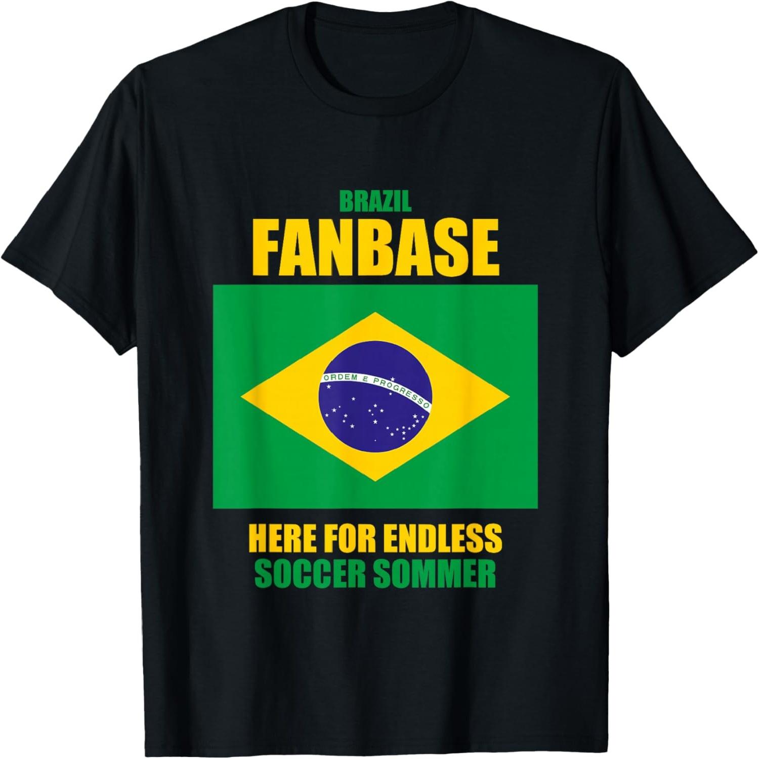 Soccer Fan T-Shirt 2026 – Brazil Football Fanbase Tee T-Shirt S