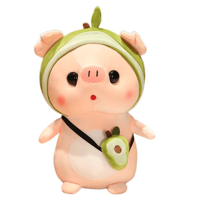 Kawaii Pig Plush Toy Stuffed Animal Piggy Cosplay Bunny Unicorn Dinosaur Sunflower Plushie Doll Pillow Room Decor Birthday Gift