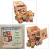 Wooden Alphabet Blocks Set For Kids With Educational Learning Toy For Early Development