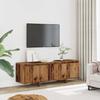 Vidaxl Szafka Tv, Stare Drewno, 120X30X40,5Cm, Materiał Drewnopochodny