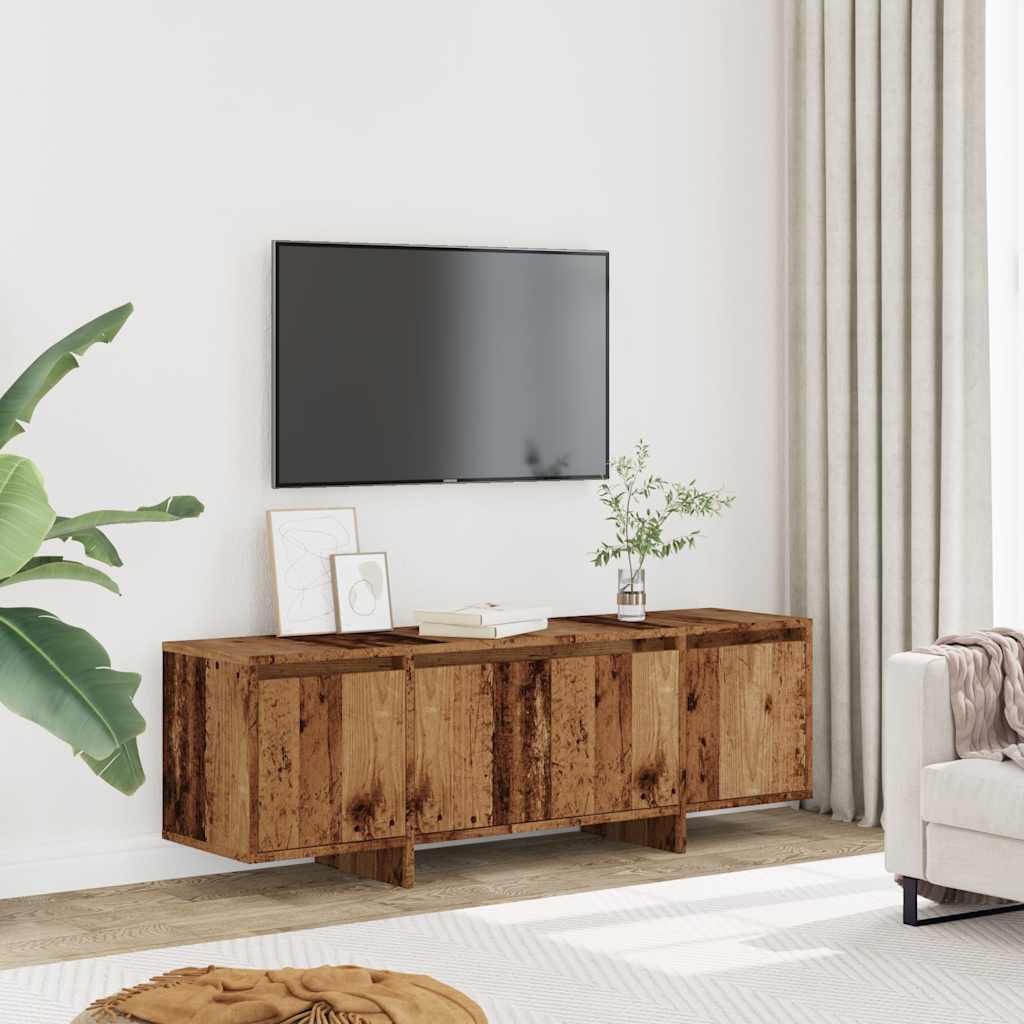 Vidaxl Szafka Tv, Stare Drewno, 120X30X40,5Cm, Materiał Drewnopochodny