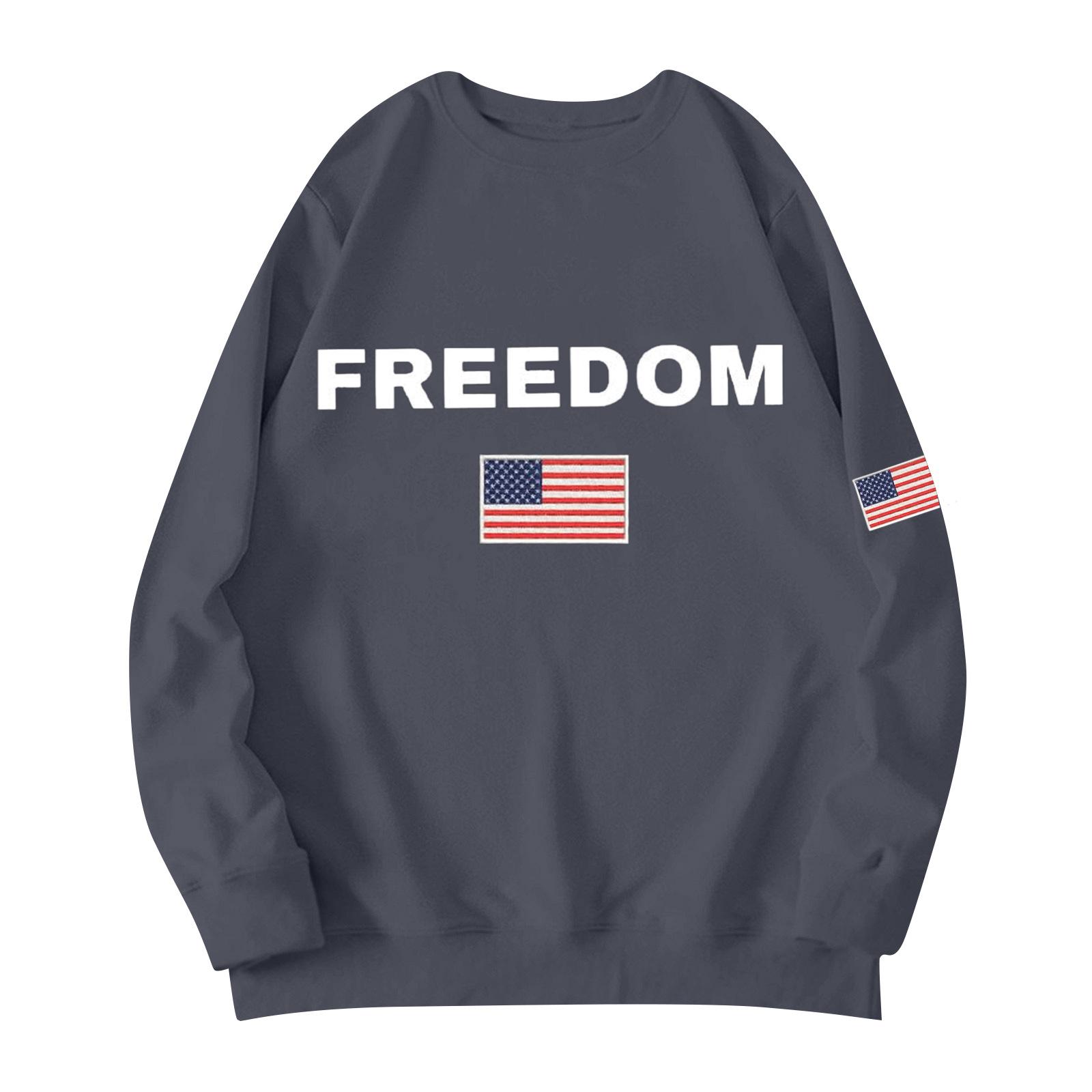 

Unisex Printed Round Neck Long Sleeved Loose Fitting Long Sleeved Casual Long Sleeved Top Hoodie M