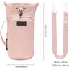 Portable Outdoor Water Bottle Bag with Adjustable Shoulder Strap Water Bottle Sleeve for Walking Hiking Camping Gym Shoulder Bag