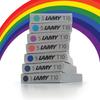 Lamy T10 Zestaw Kolorowy Nabój do Pióra Wiecznego Zamiennik do Wszystkich Piór Wiecznych Lamy 1 Opakowanie Każdego Koloru 7 Opakowań 35 Nabojów