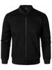 Trendy Men's Knit Zip-Up Jacket