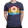 Chainlink Ride the Wave Sunset Design Novelty 100 Cotton TShirt Chainlink Tees Tops For Unisex