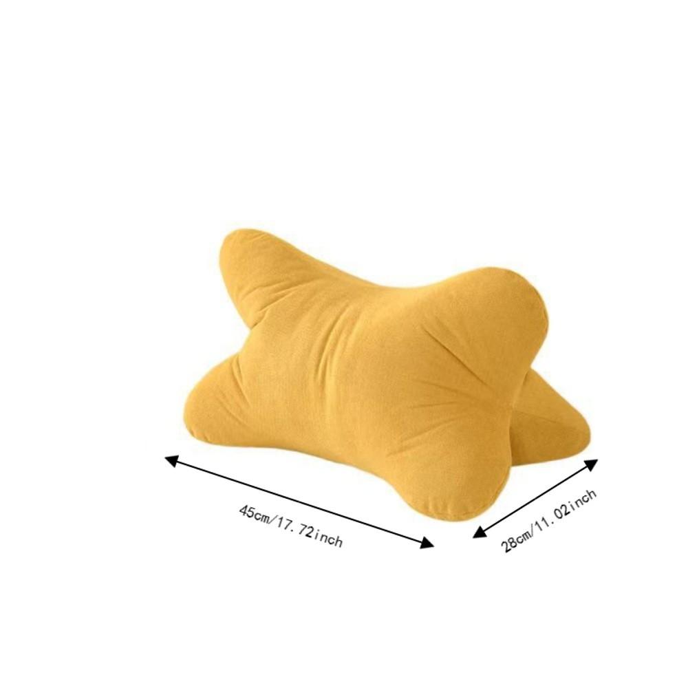 PP-Baumwollfüllung Knochenform Halswirbelstützkissen 3D-Lendenkissen Nacken-Kopfstützkissen für Erwachsene