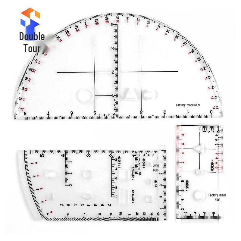 Artillery Command Ruler & Map Tool Set