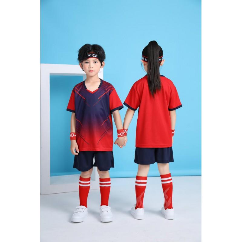 Kids Quick-Dry Sports Jerseys Badminton Table Tennis Volleyball Training