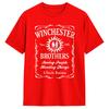 Men TShirts Supernatural Winchester Brothers Funny 100 Cotton Tees Short Sleeve  T Shirts O Neck Clothing Party
