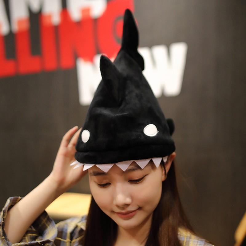 Shark Hat Sand Sculpture Halloween Cartoon Headgear - Funny Gift for All Ages