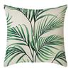 New Tropical Plant Leaves Rainforest Linen Cushion Pillow Cover