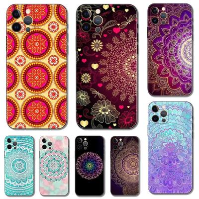 Kreis Kunst Handyhülle für iPhone Samsung Galaxy Redmi Xiaomi Oppo OnePlus Note SA 7 8 9 10 11 12 13 14 20 21 22 23 53 54 Pro Max Plus Ultra TPU Soft