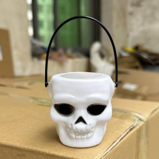 2 ks Halloweenské kbelíky na cukroví Čarodějnický kotlík Duch Dýně Lebka Vědro Trick or Treat Mísa na cukroví Party Potřeby Domácí dekorace