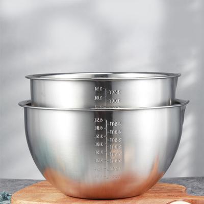 Bols à mélanger en acier inoxydable, bols à fouet antidérapants pour la cuisson des salades et la cuisson