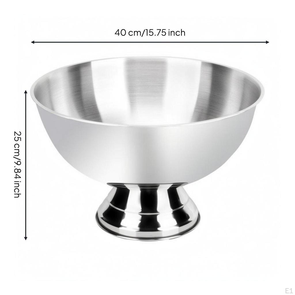Champagne Bucket Stainless Steel Chiller Pedestal Base Vino