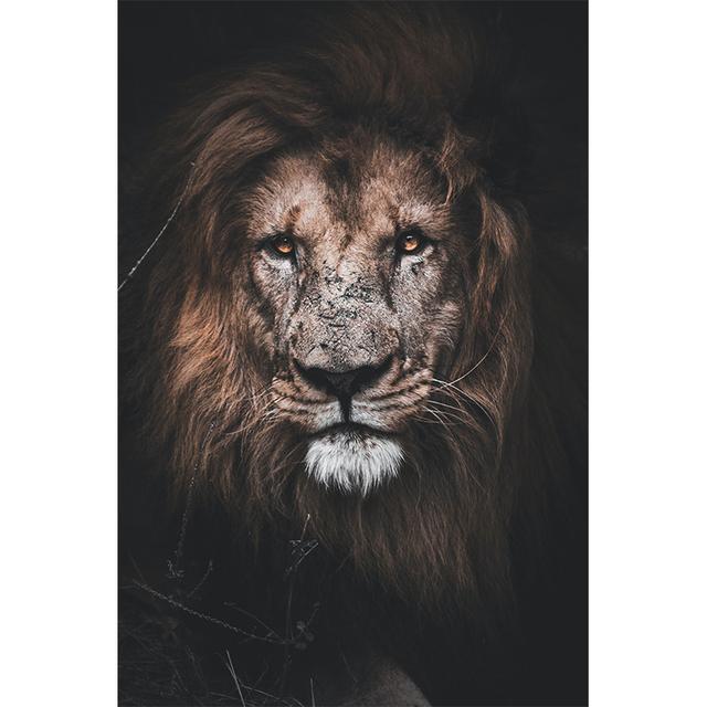 Black White Animals Art Lions Oil Painting Canvas Art Posters and Prints Wall Pictures for Living Room Home Wall Decor