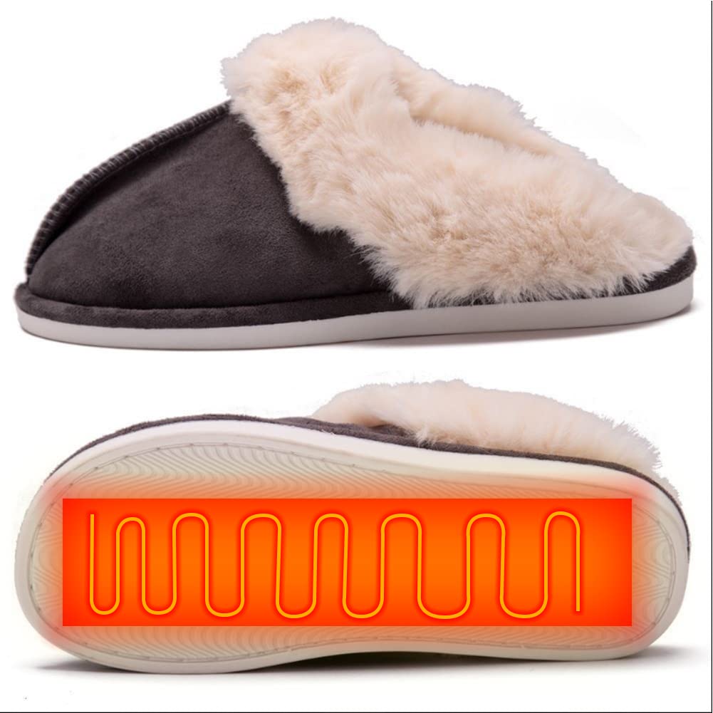 Quickly Warms In 1 MACOLAUDER Electric Foot Warmer Electric Slippers USB Powered Warm Foot Warmer Electric Slippers Foot Heater Hot Leg Heater