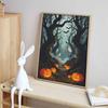 Halloween Diamond Painting Kit Pumpkin Forest Bats Handmade Diy Painting Home Decoration Painting