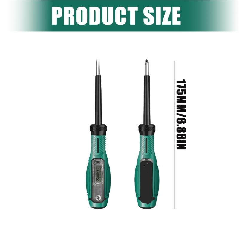Digital Voltage Tester Screwdriver Set With LED Display Not Contact Detection For Home Electrical Maintenance