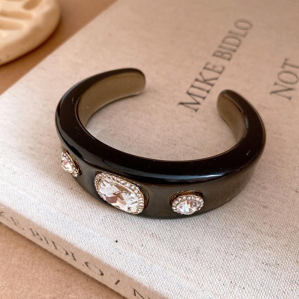 Smudging Irregular Wide Open Bracelet Europe American Style Dopamine Hand Ring  Party Gift