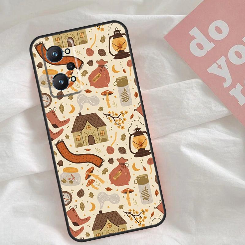 

Cozy Autumn Cottage Case For Realme C51 C75 C63 C61 C55 C53 C35 C65 C67 C71 15 11 12 13 14 Pro Plus GT6 GT7 Pro Realme C71 4G