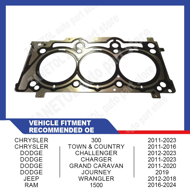 5184456AH 5184456AG 5184456AI ZANETOL Cylinder Head Gasket Hot Cars for CHRYSLER 300 2011~2021 for JEEP GRAND CHEROKEE 2011~2015