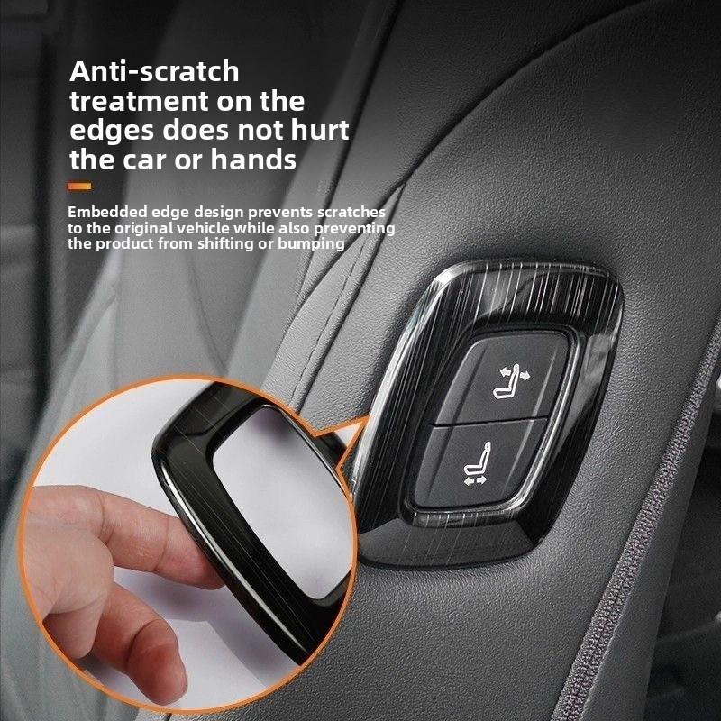 For Toyota Camry 70 XV70 2018~2026 Hybrid Car Left Right Front Seat Adjust Switch Control Button Frame Protect Cover Accessories
