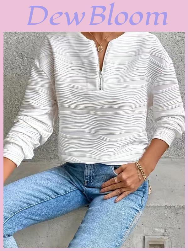 Casual Womens Hoodie With Zipper Long Sleeve Cotton Polyester For Summer Comfort