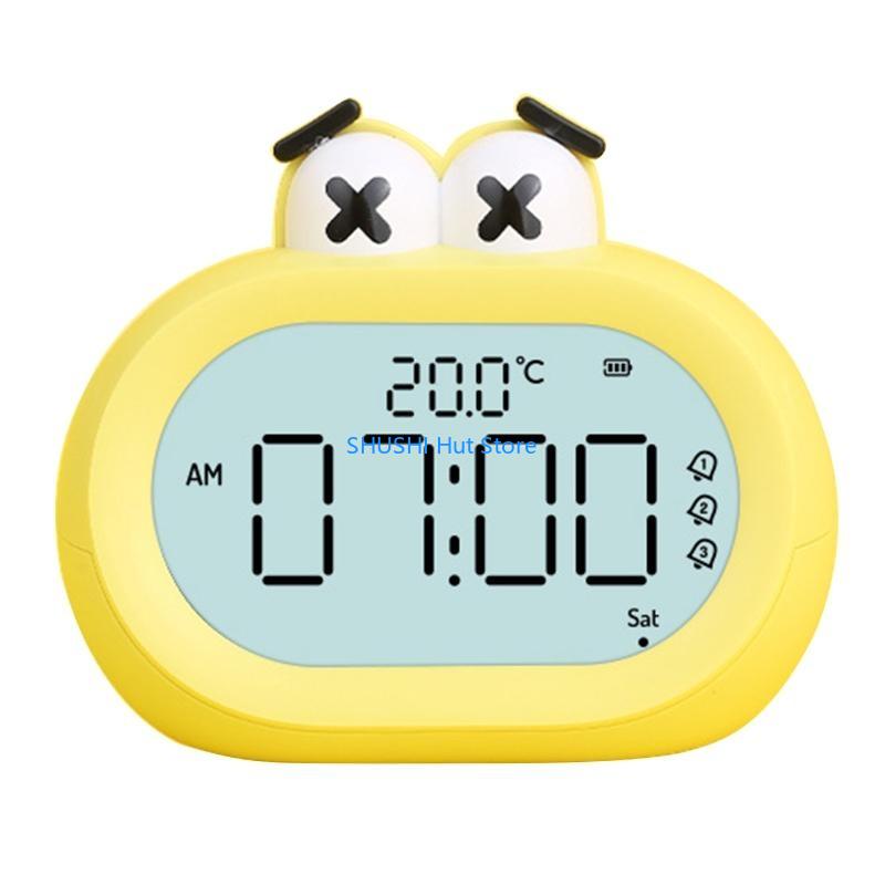 Alarm Clock Digital Large Display Timer Clock for Bedroom Night Light Countdown Clock Kids Manage for Time Timekeeping C D57B жёлтый