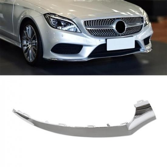 Car Right Front Bumper Chrome Trim Molding For Mercedes W218 CLS400 550 2015-18