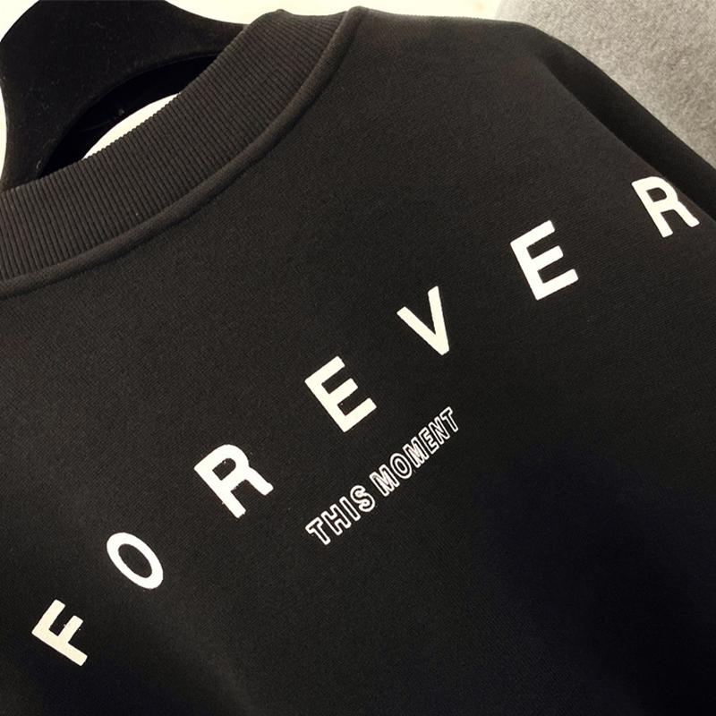 Damenmode Lockeres Bären-Sweatshirt Lässig Plus Fleece Dreidimensionale Dekoration Top