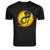 Chinese Dragon Moon Mythical Creature Graphic T-Shirt