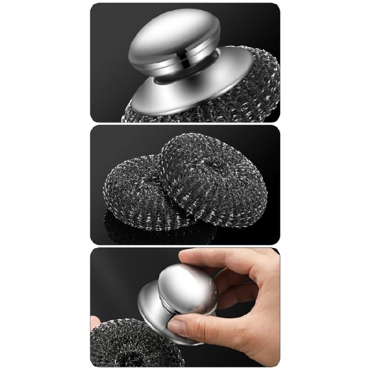 Multifunction Steel Wool Scrubber Set with 5pcs Wire Pad for Effortlessly Cleaning of Pots, Pans, and Kitchen Appliances