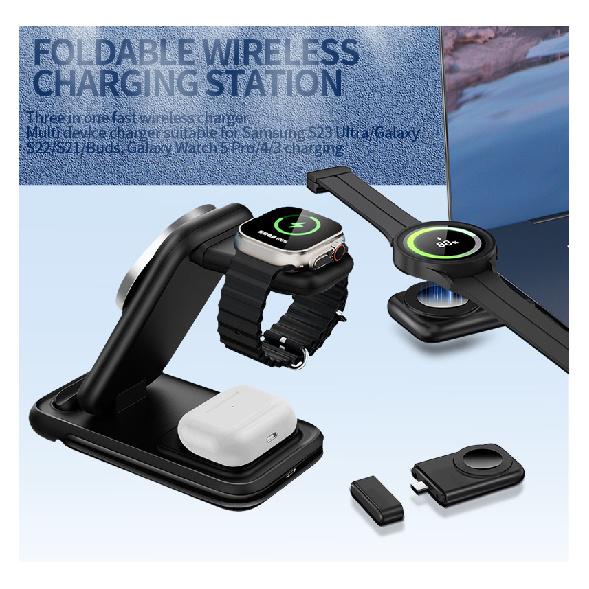 Five In One Wireless Charging Stand For Phones And Watches