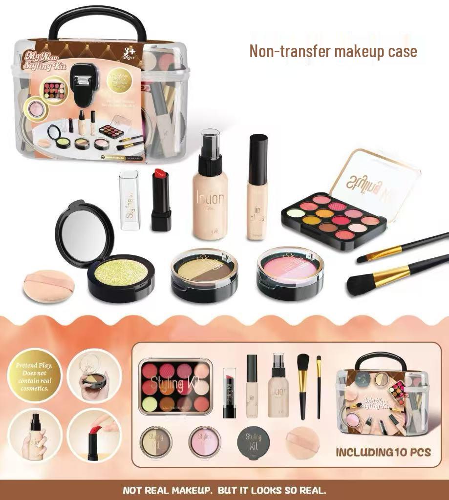 

Princess Dress-Up & Makeup Playset: Non-toxic Role-Play Accessories for Kids