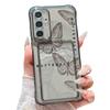 Butterfly Print Case For Samsung S26 S25 S24 Ultra S23 S22 S21 FE A54 A15 A35 A55 A16 A26 A36 A56 A17 A37 A57 5G Clear Card Slot Back Cover