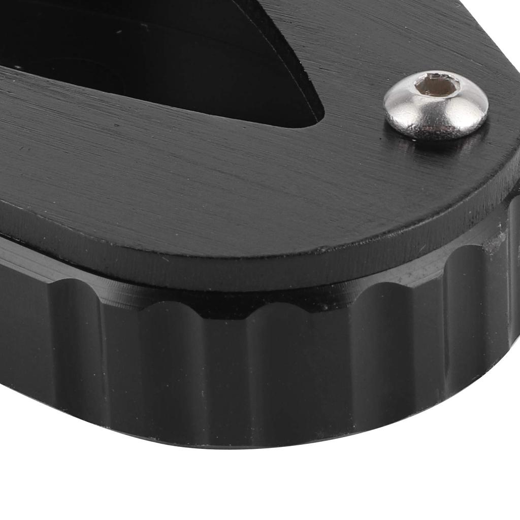 Yctze 1 Paar Motorrad Seitenständer Pads, Aluminiumlegierung Seitenständer Erweiterungspad Ständer