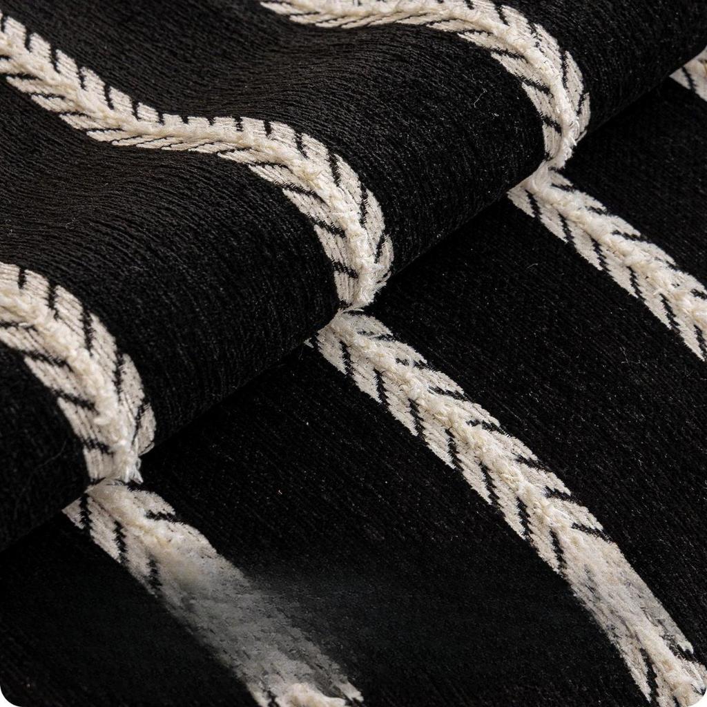 Black Sofa Cushion, High-end Sense, Universal In All Seasons, New Fixed Non-slip Cover Cloth Cover Leather Seat Cushion